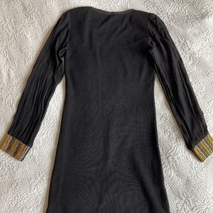 Womens Yuka Size S Black knit dress
